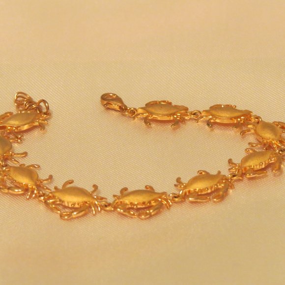18k Rose Gold Diamond Lobster Bracelet - Picture 3 of 4